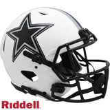 Dallas Cowboys Helmet Riddell Authentic Full Size Speed Style Lunar Eclipse Alternate - Team Fan Cave
