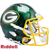 Green Bay Packers Helmet Riddell Authentic Full Size Speed Style FLASH Alternate