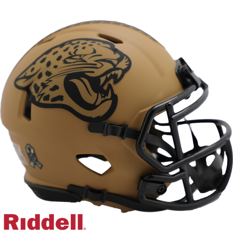 Jacksonville Jaguars Helmet Riddell Replica Mini Speed Style Salute To Service 2023-0