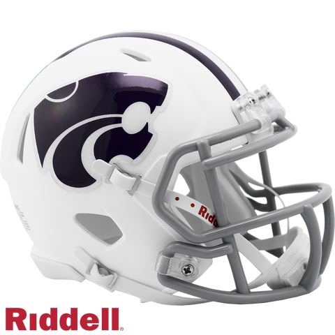 Kansas State Wildcats Helmet Riddell Replica Mini Speed Style-0
