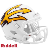Arizona State Sun Devils Helmet Riddell Replica Mini Speed Style White-0