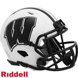 Wisconsin Badgers Helmet Riddell Replica Mini Speed Style Lunar Eclipse Alternate - Team Fan Cave
