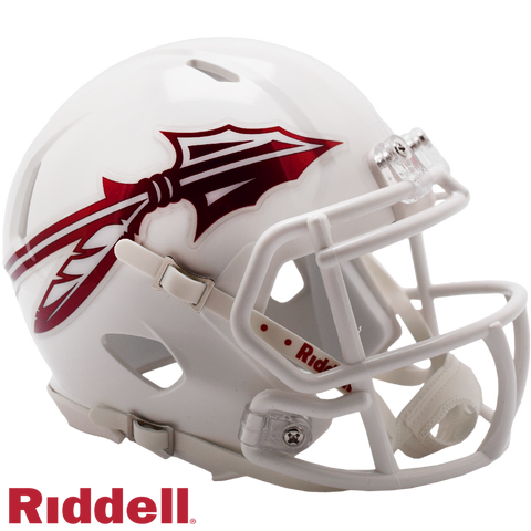 Florida State Seminoles Helmet Riddell Replica Mini Speed Style White-0
