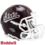 Mississippi State Bulldogs Helmet Riddell Replica Mini Speed Style Script-0