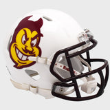 Arizona State Sun Devils Helmet Riddell Replica Mini Speed Style White Sparky-0