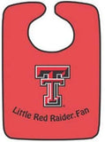 Texas Tech Red Raiders Baby Bib Two Toned Snap Style - Team Fan Cave
