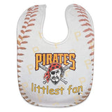 Pittsburgh Pirates Baby Bib Full Color Mesh Style - Team Fan Cave