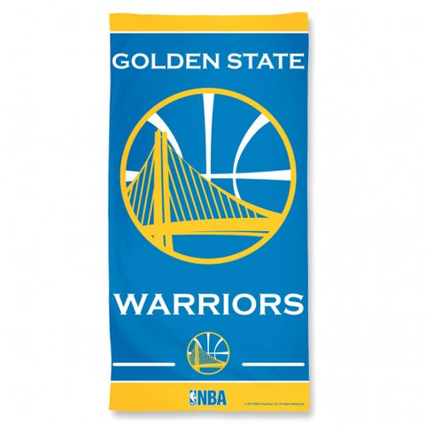 Golden State Warriors Towel 30x60 Beach Style - Team Fan Cave
