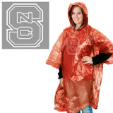 North Carolina State Wolfpack Rain Poncho Special Order