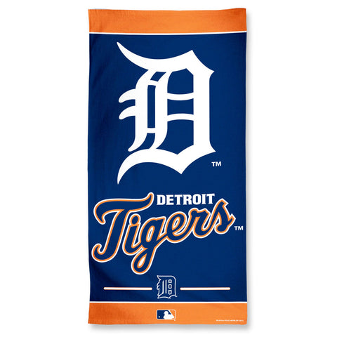 Detroit Tigers Towel 30x60 Beach Style - Team Fan Cave