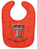 Texas Tech Red Raiders Baby Bib - All Pro Little Fan - Team Fan Cave
