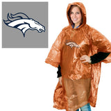 Denver Broncos Rain Poncho - Team Fan Cave
