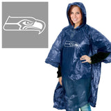 Seattle Seahawks Rain Poncho-0