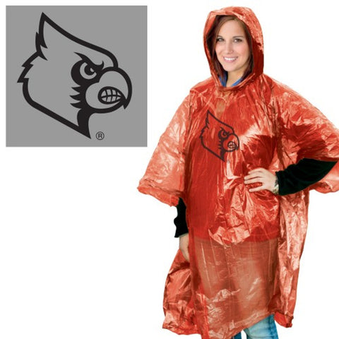 Louisville Cardinals Rain Poncho Special Order-0