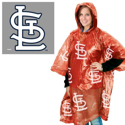 St. Louis Cardinals Rain Poncho - Team Fan Cave