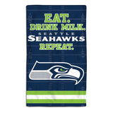 Seattle Seahawks Baby Burp Cloth 10x17 - Team Fan Cave