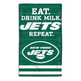 New York Jets Baby Burp Cloth 10x17 - Team Fan Cave