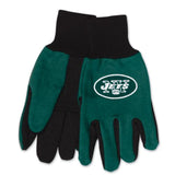 New York Jets Two Tone Adult Size Gloves-0