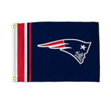New England Patriots Flag 12x17 Striped Utility-0