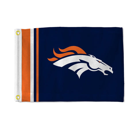Denver Broncos Flag 12x17 Striped Utility-0