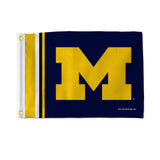 Michigan Wolverines Flag 12x17 Striped Utility-0