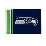Seattle Seahawks Flag 12x17 Striped Utility-0