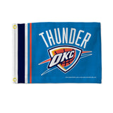 Oklahoma City Thunder Flag 12x17 Striped Utility-0