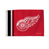 Detroit Red Wings Flag 12x17 Striped Utility-0