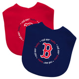 Boston Red Sox Baby Bib 2 Pack-0