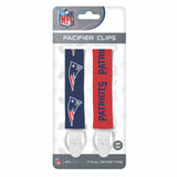 New England Patriots Pacifier Clips 2 Pack-0