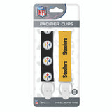 Pittsburgh Steelers Pacifier Clips 2 Pack-0