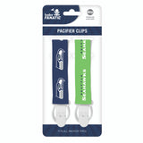 Seattle Seahawks Pacifier Clips 2 Pack-0