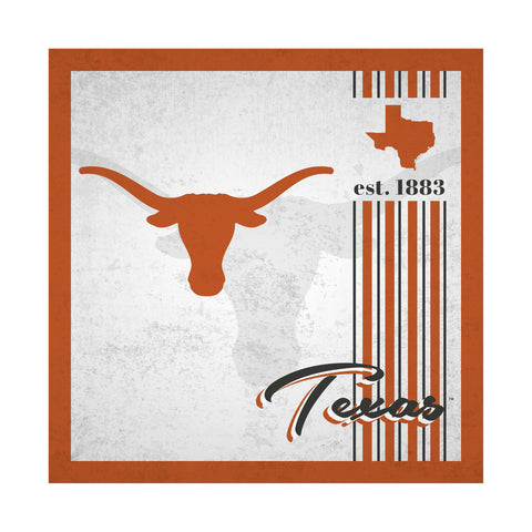 Texas Longhorns Sign Wood 10x10 Album Design