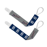 Detroit Tigers Pacifier Clips 2 Pack-0