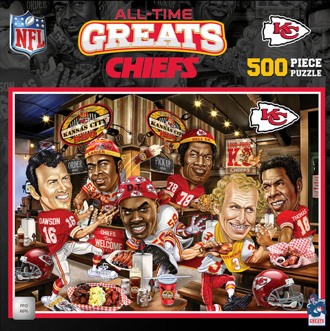 Kansas City Chiefs Puzzle 500 Piece All-Time Greats-0