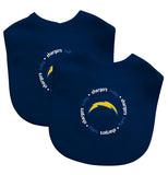 Los Angeles Chargers Baby Bib 2 Pack-0