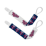 Minnesota Twins Pacifier Clips 2 Pack-0