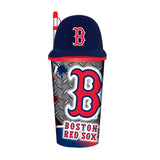 Boston Red Sox Helmet Cup 32oz Plastic with Straw-0