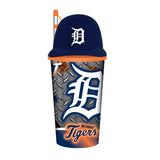 Detroit Tigers Helmet Cup 32oz Plastic with Straw-0