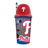 Philadelphia Phillies Helmet Cup 32oz Plastic with Straw-0