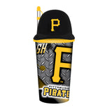 Pittsburgh Pirates Helmet Cup 32oz Plastic with Straw-0