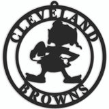 Cleveland Browns Sign Door Hanger 16 Inch