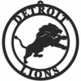 Detroit Lions Sign Door Hanger 16 Inch