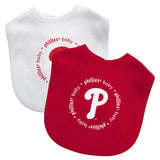Philadelphia Phillies Baby Bib 2 Pack-0