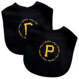 Pittsburgh Pirates Baby Bib 2 Pack-0