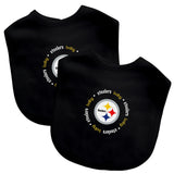 Pittsburgh Steelers Baby Bib 2 Pack-0