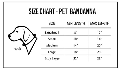 Tampa Bay Buccaneers Pet Bandanna Size S Alternate - Team Fan Cave