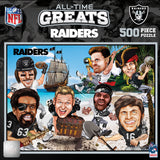 Las Vegas Raiders Puzzle 500 Piece All-Time Greats-0