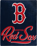 Boston Red Sox Blanket 50x60 Raschel Signature Design-0