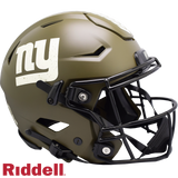 New York Giants Helmet Riddell Authentic Full Size SpeedFlex Style Salute To Service